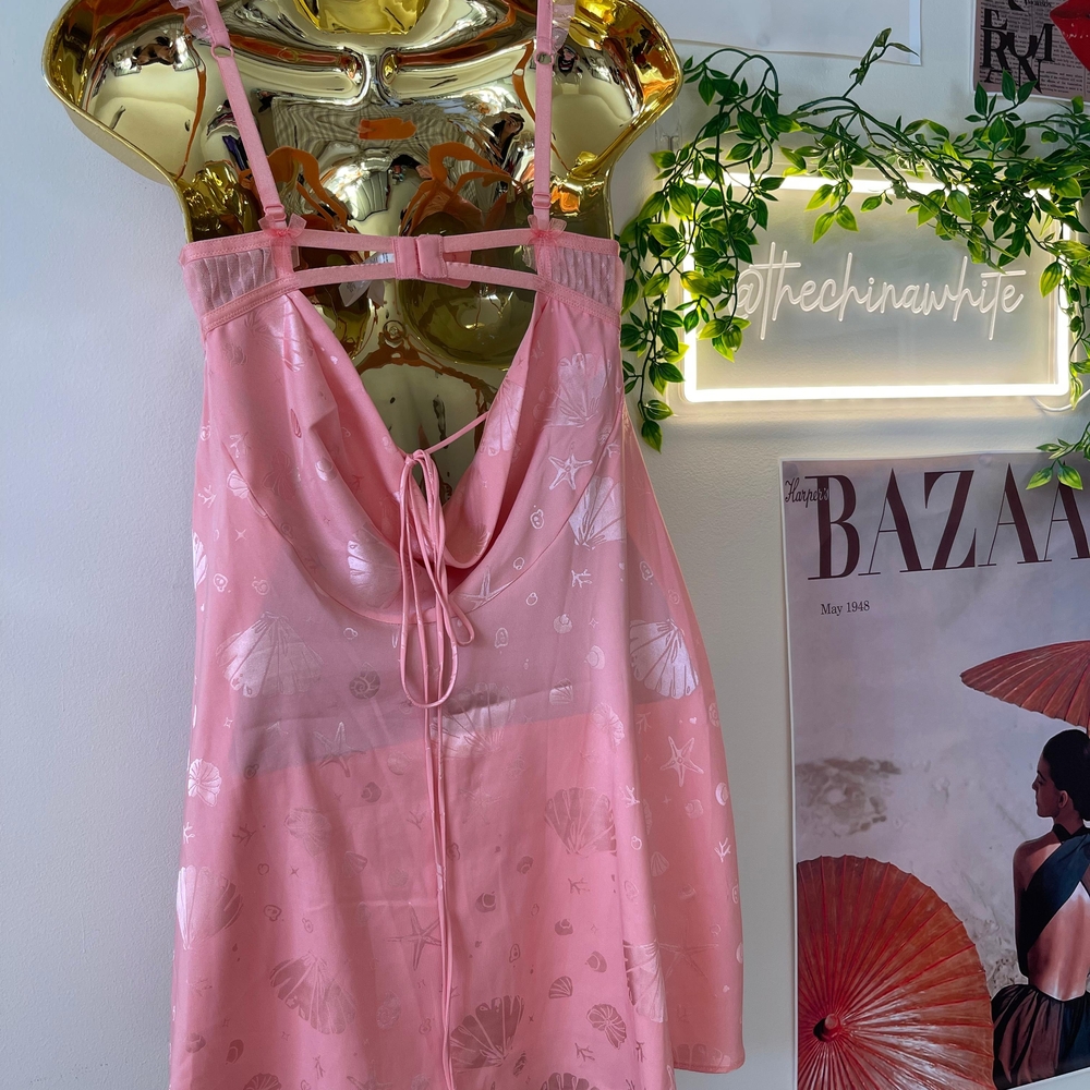 For Love And Lemons Seashell Chemise (PINK) - Picture 5 of 7